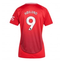 Manchester United Rasmus Hojlund #9 Replica Home Shirt Ladies 2024-25 Short Sleeve